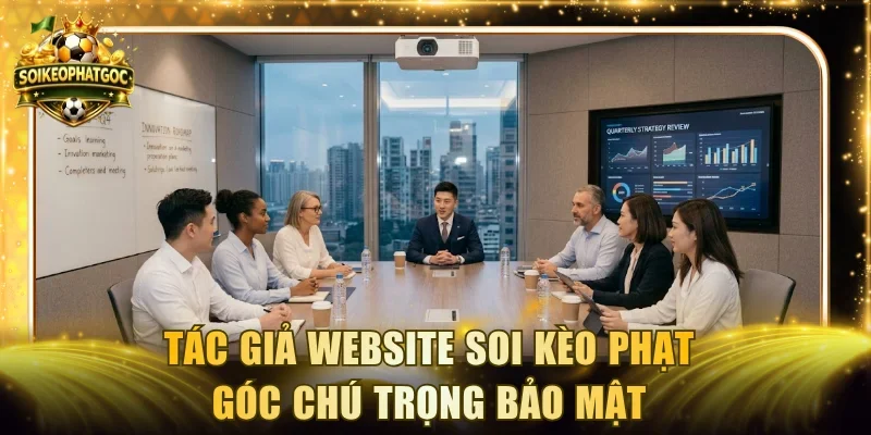 Tác giả website Soi Kèo Phạt Góc chú trọng bảo mật